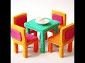 most beautiful crochet miniature chairs and table set leftover wool crochet ideas ai made