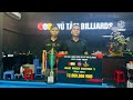 FINAL Giải Bida 3 Băng Phòng Tập Vũ Tâm Billiards, Cup Tony Fruit. THANH NHÂN - PHI NGUYỄN