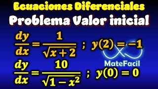 Ecuaciones Diferenciales con Condiciones Iniciales (PVI) - EJERCICIOS RESUELTOS