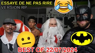 JP DANS ESSAYE DE NE PAS RIRE VERSION RP 😂 AVEC BATMAN DRUIDE \u0026 CRO-MAGNON 😱 / Best of du 22/07/2024