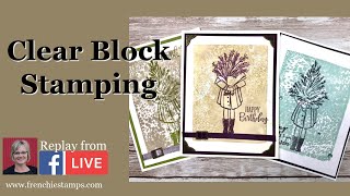 Clear Block Stamping