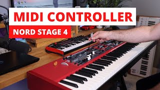 Nord Stage 4 - Connecting an External MIDI Device