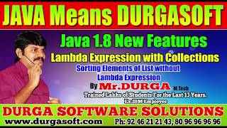 Java 8 || Lambda Expression with Collections || Sorting Elements of List without Lambda Expression