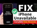 (2026) How to Fix iPhone Unavailable without Passcode (NO DATA LOSS) Bypass/Unlock Lock Screen