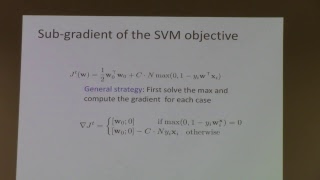 Machine Learning - Lecture 22 -- Spring 2018