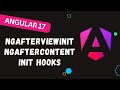 16. Mastering Angular 17: In-Depth Guide to ngAfterViewInit & ngAfterContentInit Hooks - #Angular17