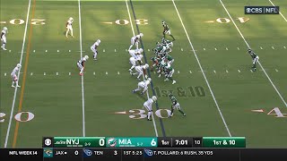 Braelon Allen's 12-yard catch and run gets Jets into red zone vs. Dolphins