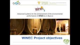 Advanced systems for the enhancement of the environmental performance of WINEries in Cyprus