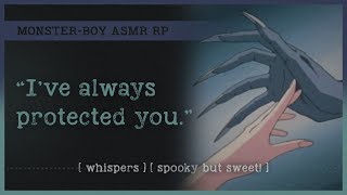 The monster under your bed helps you fall asleep (ASMR RP M4A) 💤 [whispers] [spooky but sweet!]