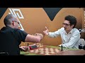 Fabiano Caruana & Leinier Dominguez draw their round 7 game 2024 chess 9LX