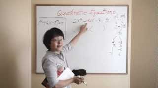 † SAT Math Tutorial --- Solving Quadratic Equations 2