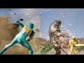 King-Ohger VS Kyoryuger Kyoryu Green And Kamakiri Ohger Team Up