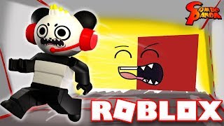 DON'T GET CRUSHED BY A SPEEDING WALL IN ROBLOX! Let's Play with Combo Panda