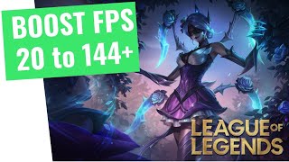 🔧League Of Legends 2023: Increase Your FPS And Fix Lag On Low End PC | League Of Legends FPS Boost