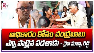 అధికారం కోసం చంద్రబాబు ఎన్ని పాట్లైన పడతాడు..|YV subbareddy shocking Comments On Chandrababu |