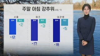 [날씨] 내일까지 북극발 한파…일요일 전국 대부분 '눈' / 연합뉴스TV (YonhapnewsTV)