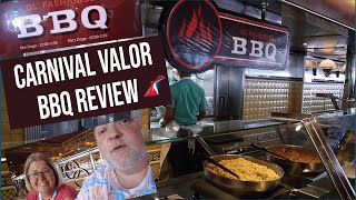 Carnival Valor Cruise BBQ Review 2022