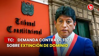 TC: demanda de inconstitucionalidad contra DL 1373 sobre extinción de dominio