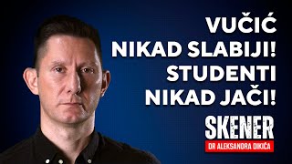 SKENER dr Aleksandra Dikića: Vučić nikad slabiji! Studenti nikad jači!