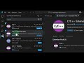 how to setup visual studio code and run c program g compiler extensions installation