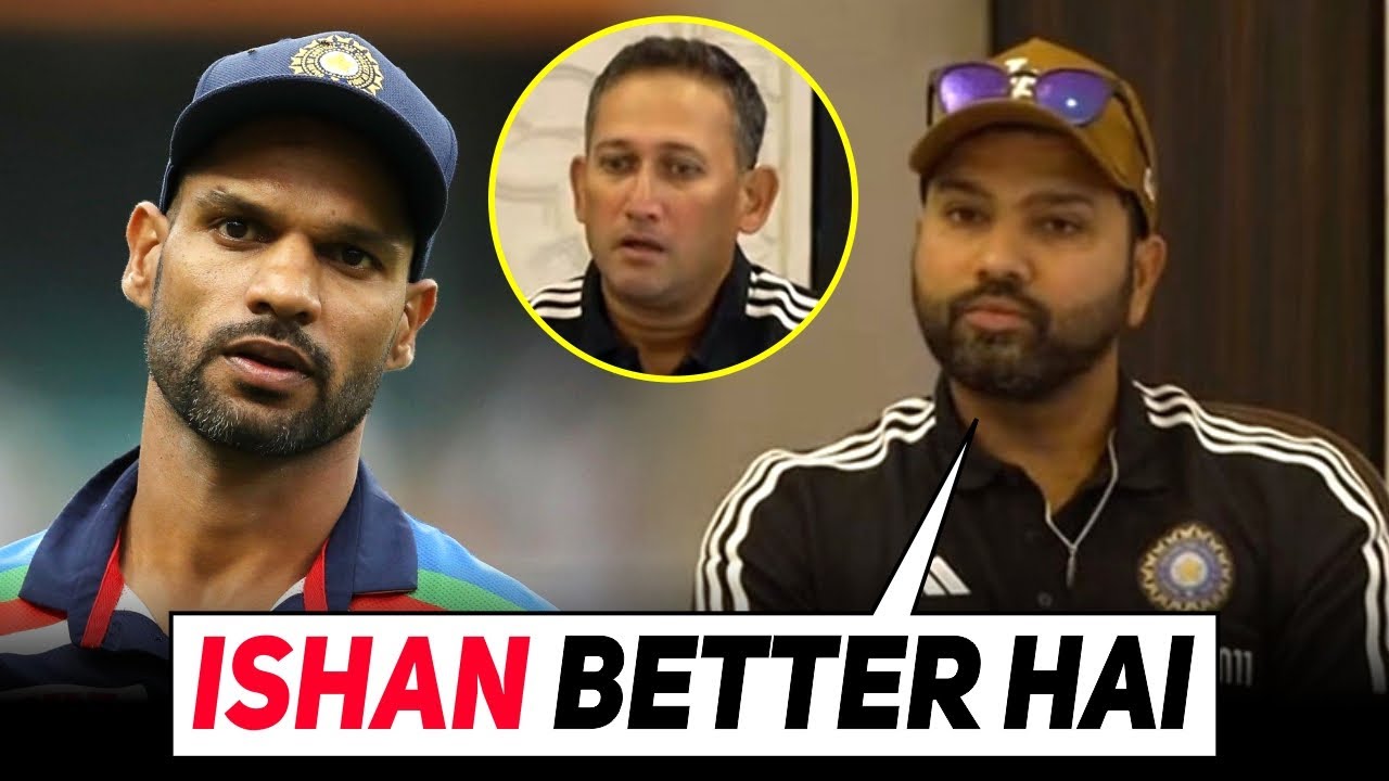 Why Shikhar NOT Selected? Ajit Agarkar On Shikhar Dhawan Not Picking ...