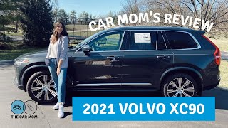 LOVING THE 2021 Volvo XC90 | CAR MOM TOUR