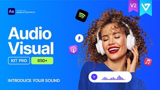 Audio Visual Kit V2 | After Effects Audio Visualizer
