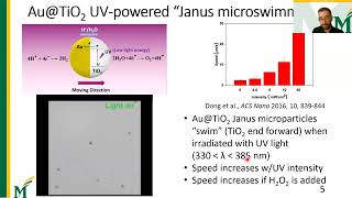 MITAB22 ID 3851 J Moran Self Propulsion And Photocatalytic Pollutant Degradation By Au@Tio2 Janus...