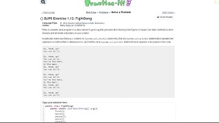 Java Practice-it Introduction to Java Programming | Exercise 1.12 FightSong