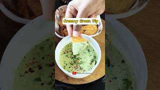 Creamy Green Dip Recipe in hindi at home l snacks recipes idea l movie snacks ideas #chutneyrecipe