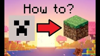 How to change the White Creeper Face Minecraft Launcher Icon to the old school Grass Block!