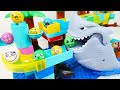 Satisfying Building Block coaster ☆ Marble Run ASMR Shark slope course