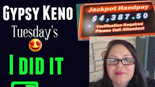 TWO KENO JACKPOT HAND PAYS CLEOPATRA KENO AND MULTI CARD #kenonation