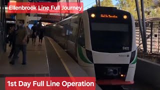 [Real Operation Begins] Transperth ELL B-Train [6102] full journey from Perth to Ellenbrook