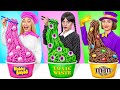Barbie vs Wednesday vs Wonka | تحدي تحضير الطعام Multi DO Challenge