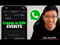 How to Create and Edit Events on WhatsApp (Step-By-Step)