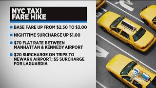 NYC taxi fare hike set to begin