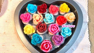 กุหลาบวาเลนไทน์ วุ้นดอกไม้แฟนซี Valentine Rose HowToMakeJellyFlower