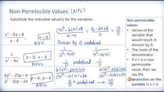 Math 2200 - Ch.6 Sec.6.1 Rational Expressions 1A - Instruction