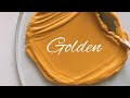 How to make Gold Colour | Paint Mixing Videos | #shorts #art #trending