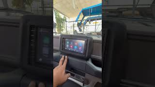 Double din screen system installation in bolero maxx pickup #accessories #modified #mahindra