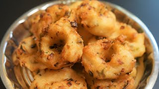 உளுந்து தேவையில்லை 5 நிமிடத்தில் மொறு மொறு வடை😋ரெடி/Instant medu vada/Rice flour vada in tamil