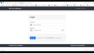 PHP,Mysql,Bootstrap,Form validation 2