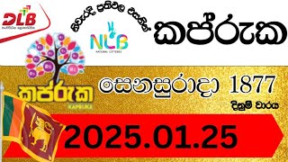 Kapruka   1877 / 2025.01.25 Today Lottery Result අද කප්රුක ලොතරැයි ප්‍රතිඵල dlb /sinhala