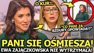 EWA ZAJĄCZKOWSKA PRAWIE SIĘ POSZARPAŁA Z POŚLICĄ OD HOŁOWNI NA ŻYWO! \