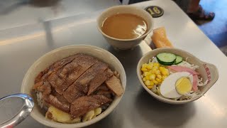 永樂燒肉飯—台灣街頭小吃.台南  Roast pork rice—Taiwanese street food.Tainan