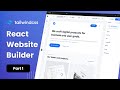 Website Builder Part 1 - Sidebar | React + Tailwind