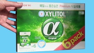 Lotte Xylitol Gum [UNBOXING] 롯데 자일리톨 껌 알파 프로젝트 [개봉기]