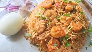 Instant Pot Shrimp biryani-South Indian Prawn Biryani in Instant Pot