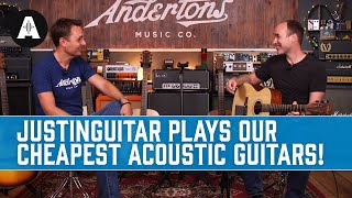 Will JustinGuitar.com Like the Cheapest Acoustic Guitar We Sell?